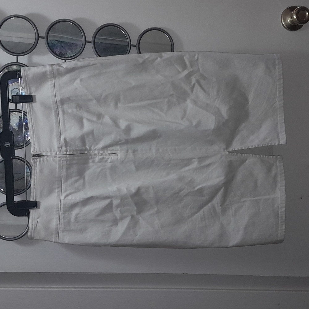 Off White Button-Front Skirt - image 6